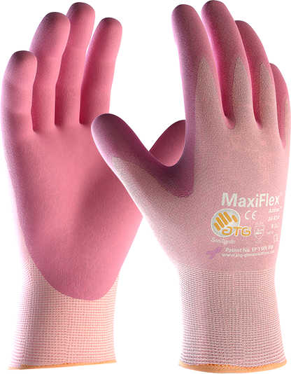 ATG rukavica MaxiFlex Active roza