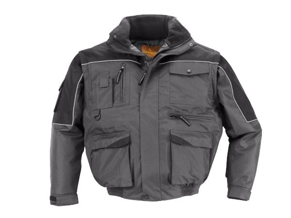 Jakna RIPSTOP sivo/crna