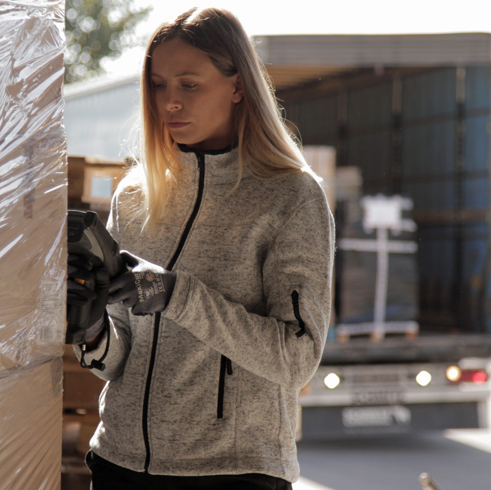 Flis vesta DYNAMIC ženska, siva