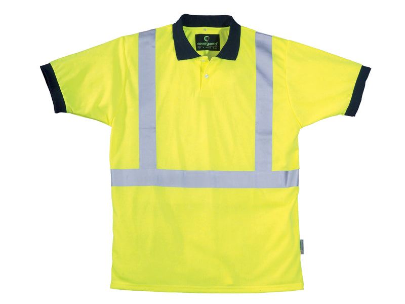 Signalizirajuća polo majica kratki rukav YARD žuta