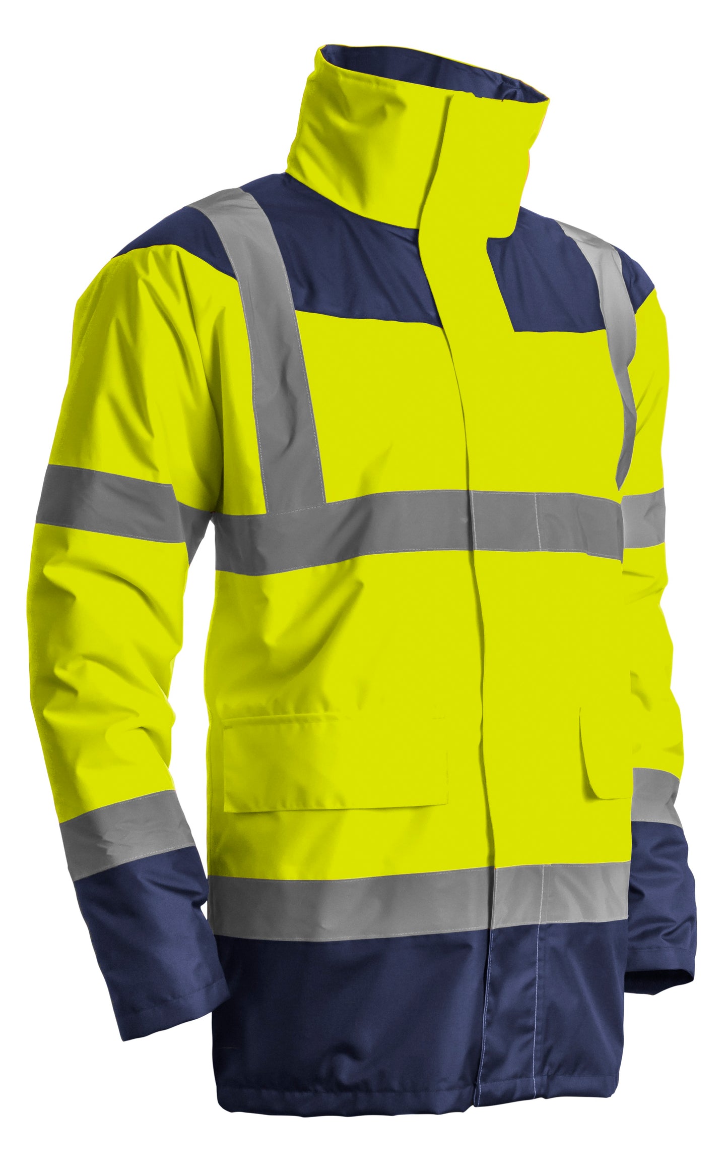 Signalizirajuća zaštitna Hi-viz jakna KETA žuto-plava