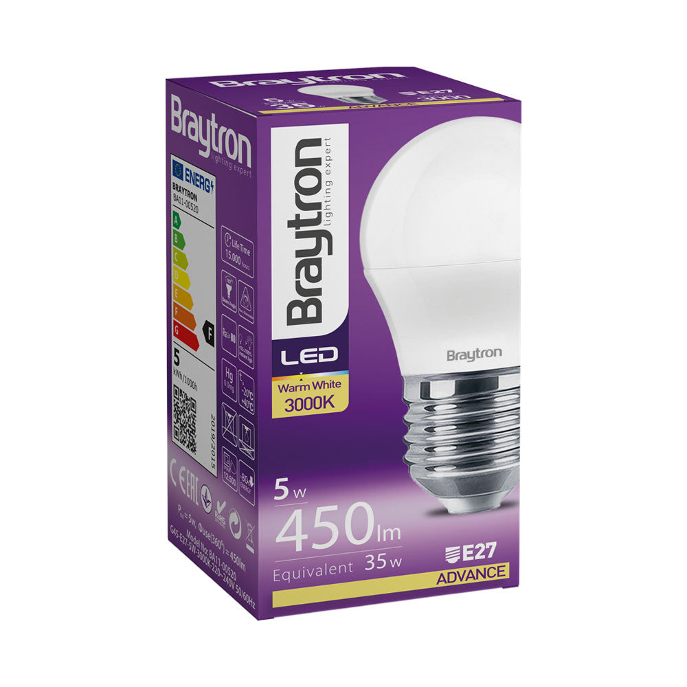 BRY-ADVANCE-5W-E27-G45-3000K-LED SIJALICA