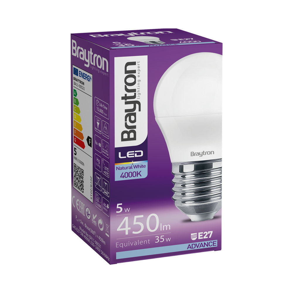 BRY-ADVANCE-5W-E27-G45-4000K-LED SIJALICA