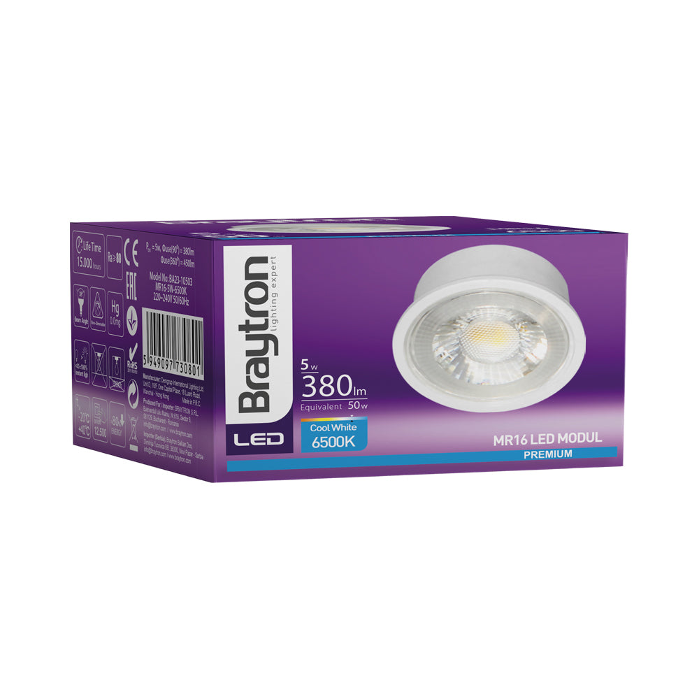 BRY-PREMIUM-5W-6500K-45D-MR16 LED MODUL