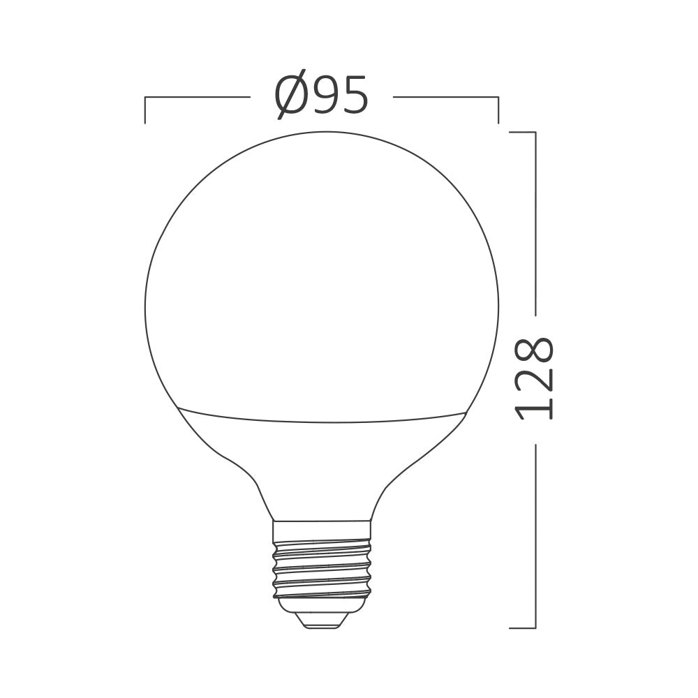 BRY-ADVANCE-14W-E27-G95-3000K-LED SIJALICA