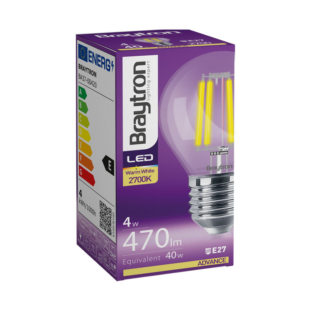 BRY-ADVANCE-4W-E27-G45-CLR-3000K-LED SIJALICA