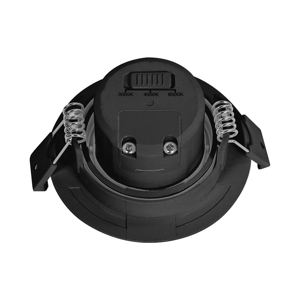 BRY- G3-7W-OKRUGLA-CRNA-3U1-SPOT SVETILJKA