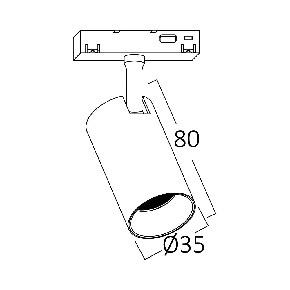 BRY-TRC035-6W-48VDC-3000K-CRNI-MAG.ŠINSKA SVETILJKA