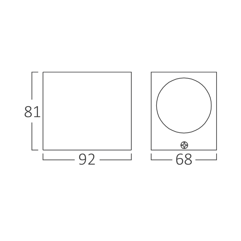 BRY-RITA-T-WL.1-GRY-1xGU10-IP44-ZIDNA ROZETNA