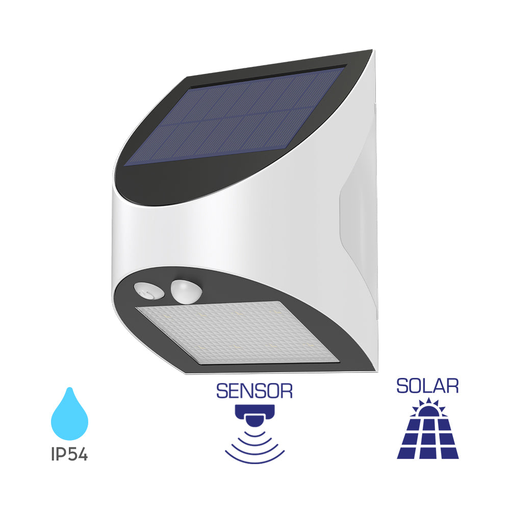 BRY-SOLARIS-W1-BELA-3W-6500K-IP54-SOLAR.ZID.SVETILJKA sa senzorom