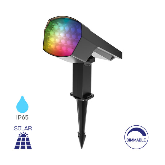 BRY-SPIKE-12W-SIVA-RGB-IP65-LED UBODNA BAŠTENSKA SVETILJKA