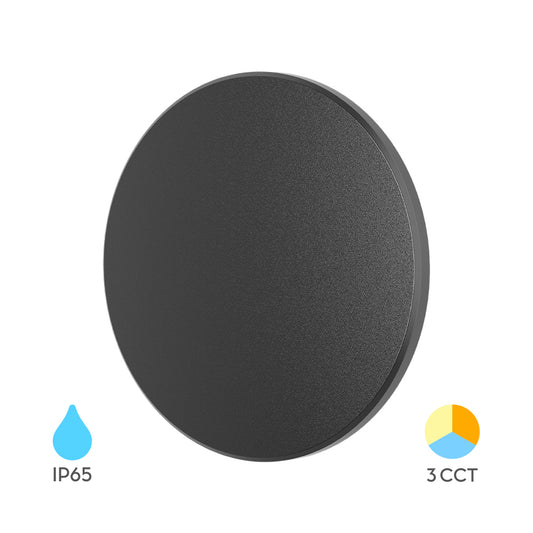 BRY-PALERMO-S-KRUG-CRNA-10W-3U1-IP65-ZIDNA SVETILJKA