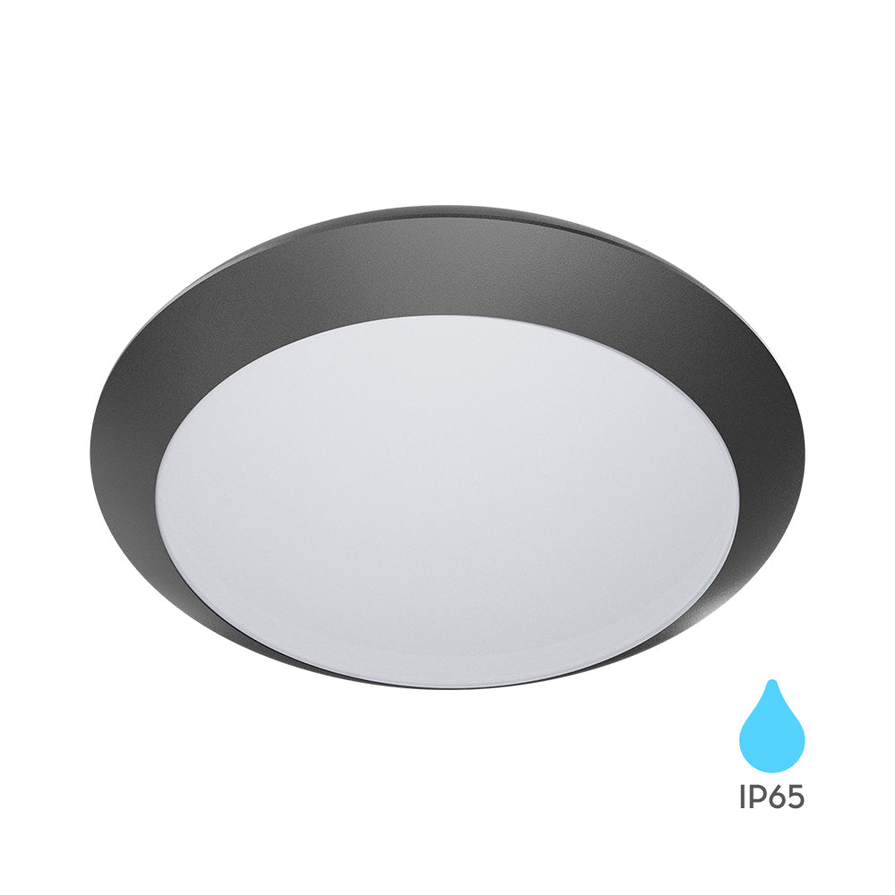 BRY-NAPOLI-1xE27-PC-SIVA-IP65-LED PLAFONJERA