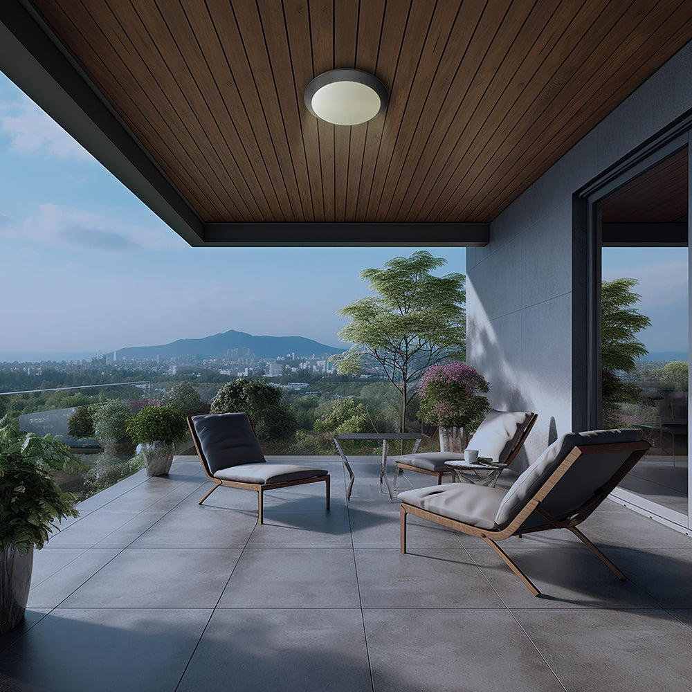 BRY-NAPOLI-D270-1xE27-PC-BELA-IP65-LED PLAFONJERA