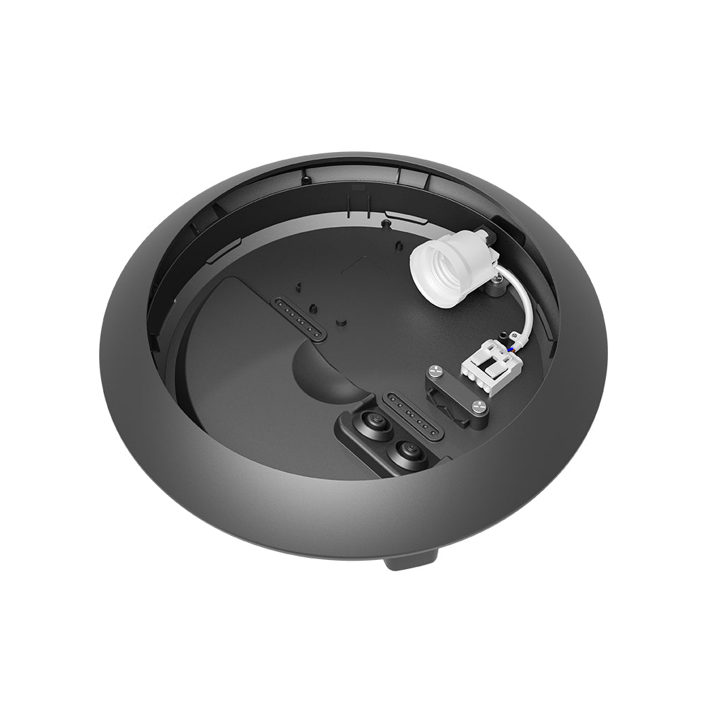 BRY-NAPOLI-D270-1xE27-PC-SIVA-IP65-LED PLAFONJERA