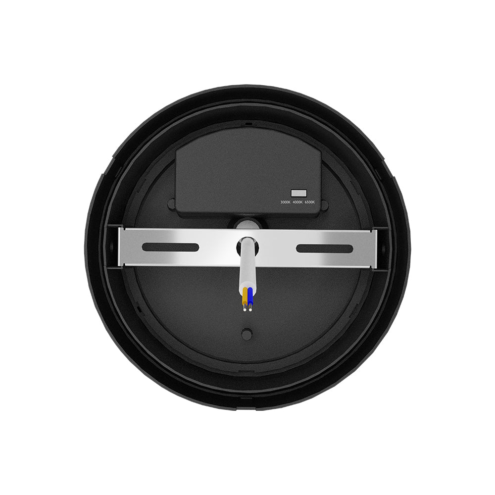 BRY-WALLS-G1-KRUG-CRNA-15W-3U1-IP65-ZIDNA BAŠTENSKA SVETILJKA