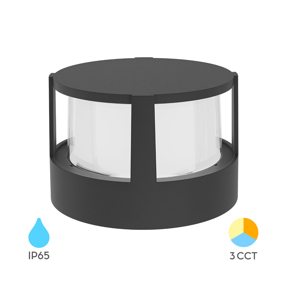 BRY-WALLS-G1-KRUG-SIVA-15W-3U1-IP65-ZIDNA BAŠTENSKA SVETILJKA