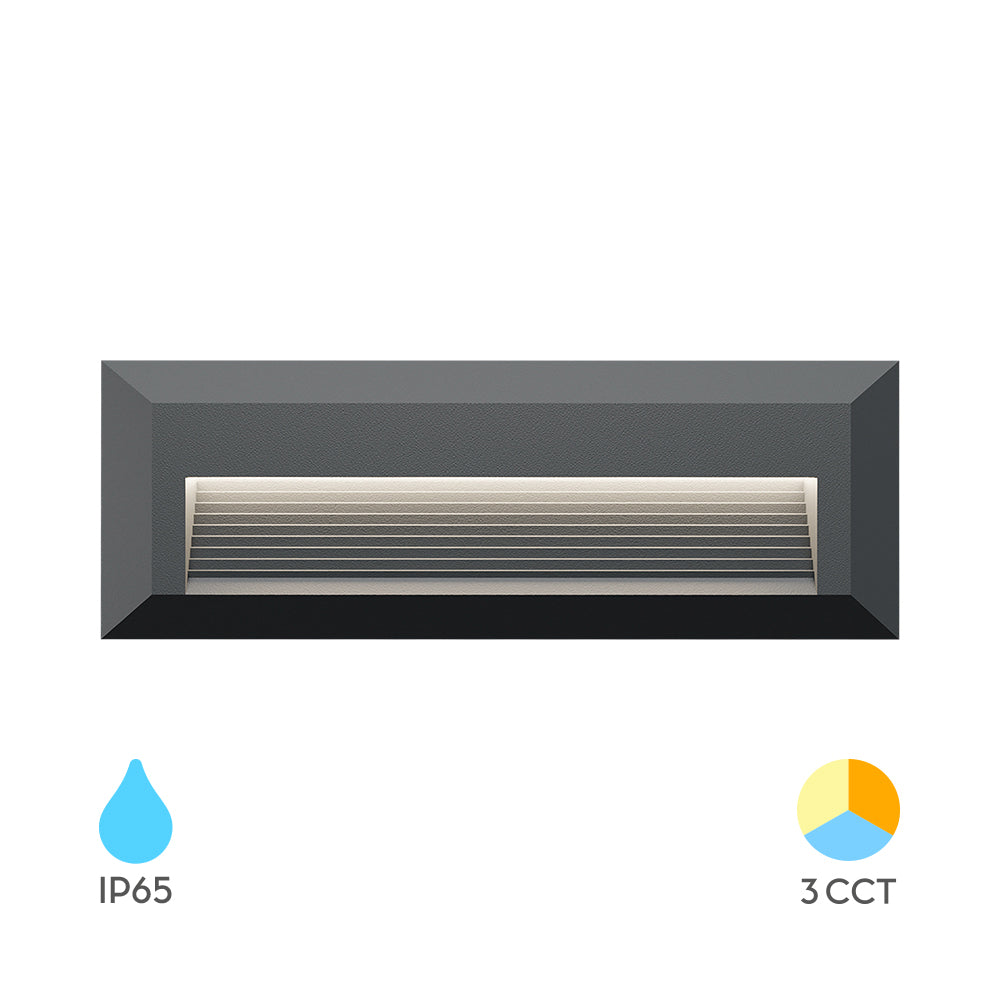 BRY-VEKTA-B-RCT-D.SIVA-3W-3IN1-IP65-ZIDNA SVETILJKA