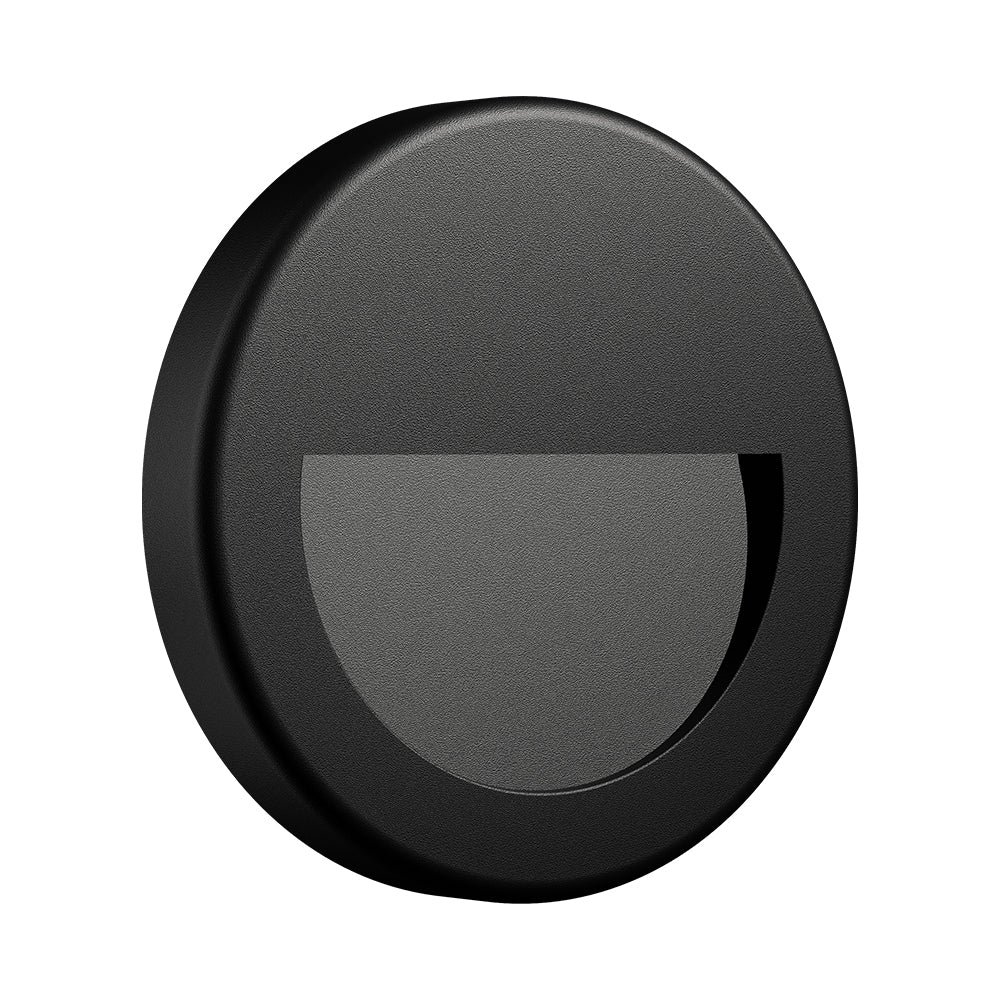 BRY-VEKTA-B-KRUG-CRNA-3W-3U1-IP65-WALL LIGHT