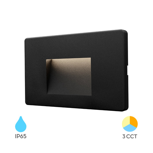 BRY-VEKTA-B-KVADRAT-CRNA-3W-3U1-IP65-WALL LIGHT