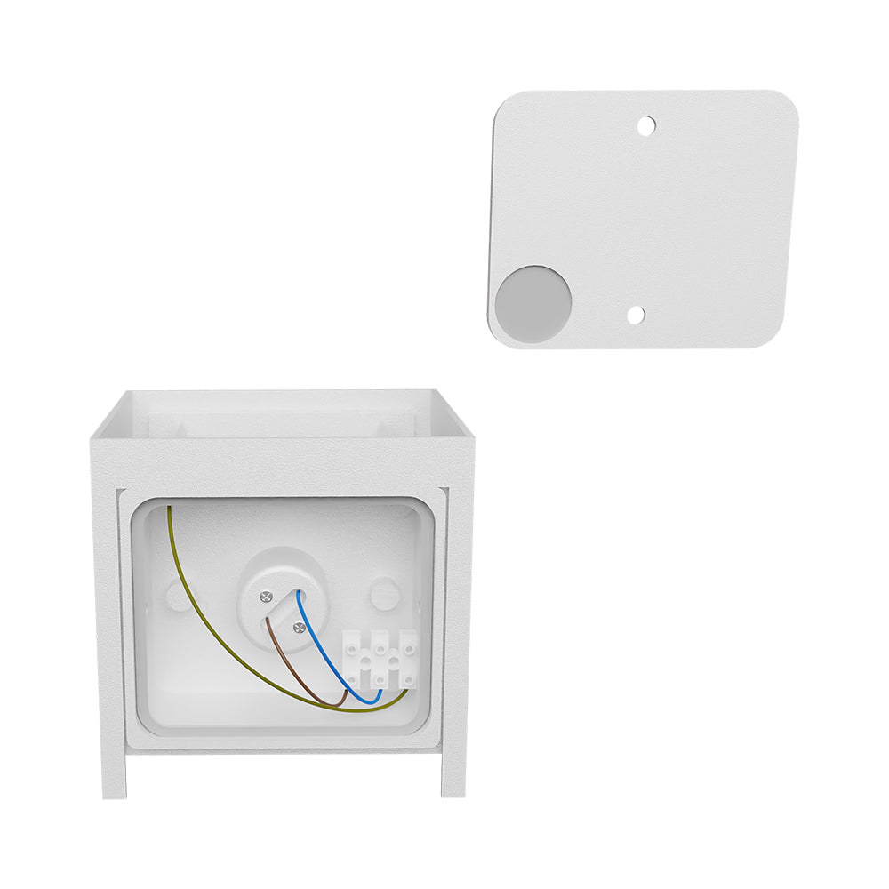 BRY-VEKTA-B-WL.2-BELA-1xG9-IP54-ZIDNA BAŠTENSKA SVETILJKA