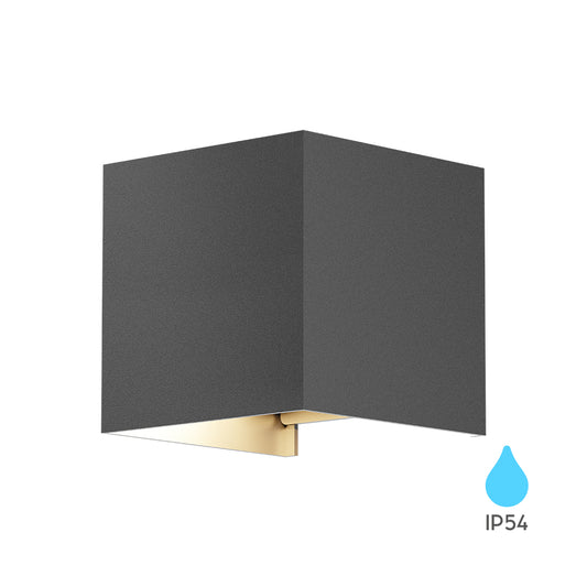 BRY-VEKTA-B-WL.2-SIVI-1xG9-IP54-ZIDNA BAŠTENSKA SVETILJKA