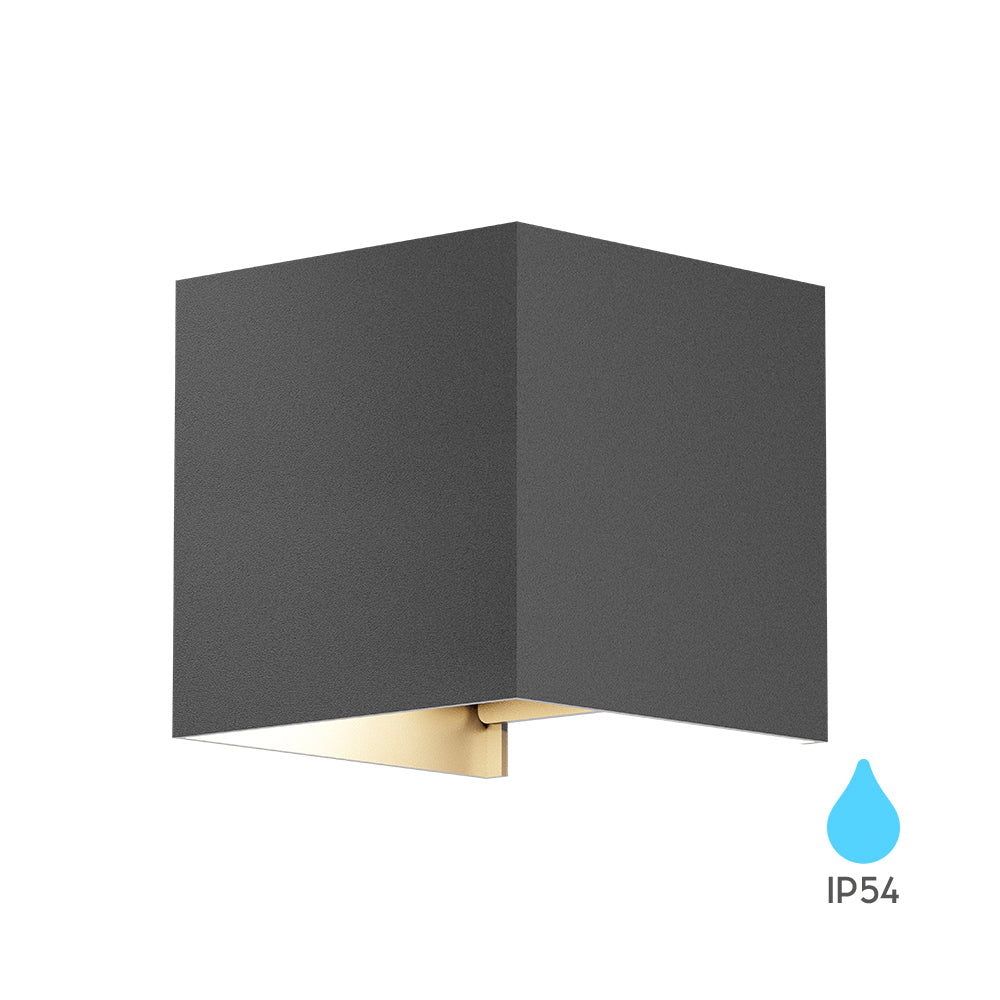 BRY-VEKTA-B-WL.2-SIVI-1xG9-IP54-ZIDNA BAŠTENSKA SVETILJKA