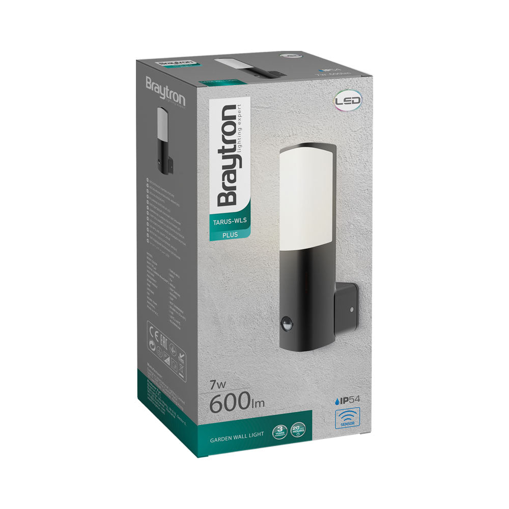 BRY-TARUS-WLS-7W-SNS-3000K-IP54-ZIDNA SVETILJKA