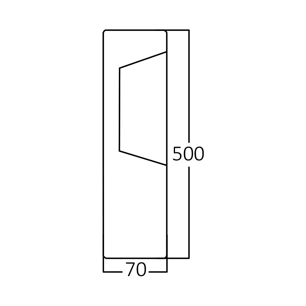 BRY-TARUS-500-7W-3000K-IP54-BAŠTENSKI LED STUB