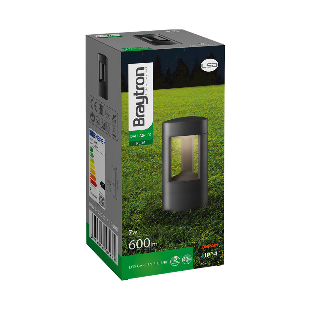 BRY-DALLAS-300-7W-3000K-IP54-BAŠTENSKI LED STUB
