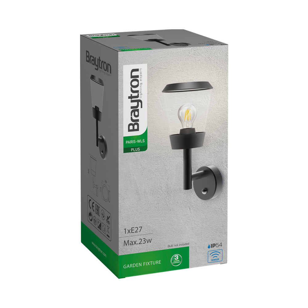 BRY-PARIS-WLS-1xE27-IP54-ZIDNA BAŠTENSKA SVETILJKA