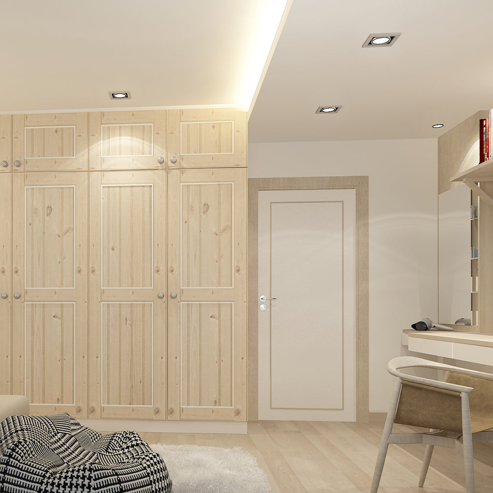 BRY-GATA-B-1D-SQR-WHT-BLC-SPOT ROZETNA