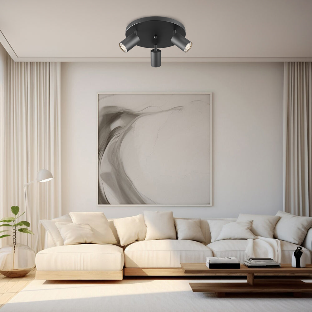 BRY-BETA-KRUG_3-CRNA-GU10-LED SPOT SVETILJKA