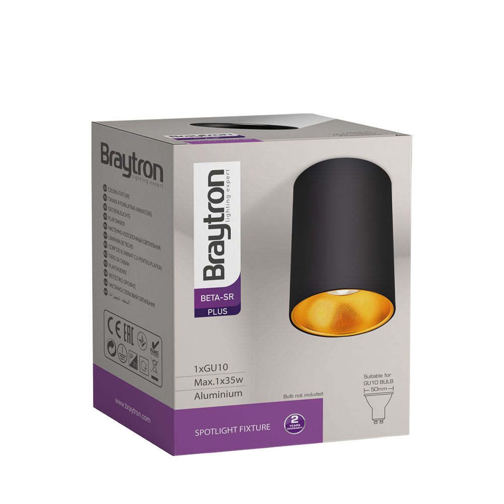 BRY-BETA-8010-OKRUGLA-CRNA-GU10-ROZETNA-PLAFONSKA SPOT SVETILJKA