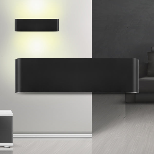 BRY-AVVA-WL04-12W-300L-PRAVOUGAONA-CRNA-3000K-LED ZIDNA SVETILJKA