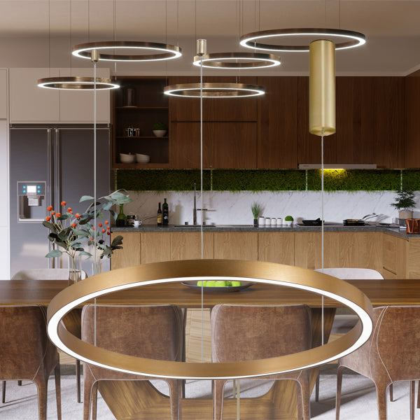 BRY-LINA-PD-2540-OKRUGLA-ZLATNA-45W-3U1-LED VISILICA