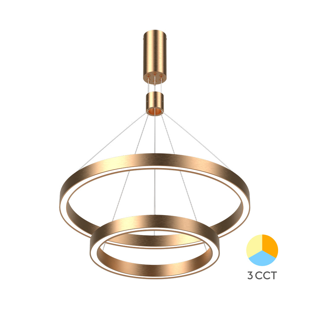 BRY-LINA-PD-2540-OKRUGLA-ZLATNA-65W-3U1-LED VISILICA