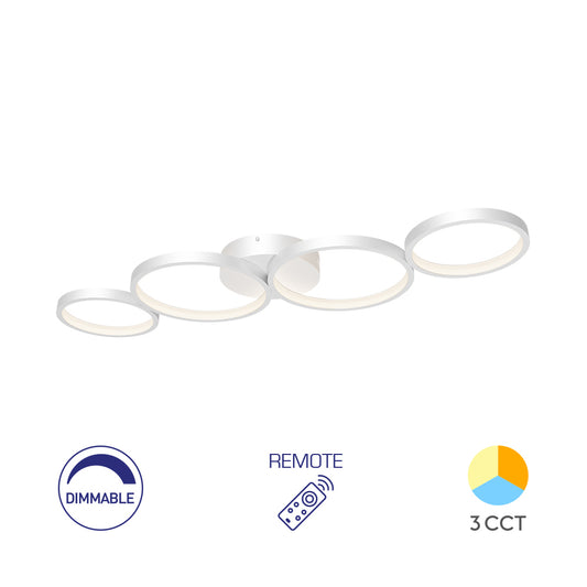 BRY-NELA-SR1-RND-BELA-60W-DALJINSKO-IP20-LED PLAFONJERA