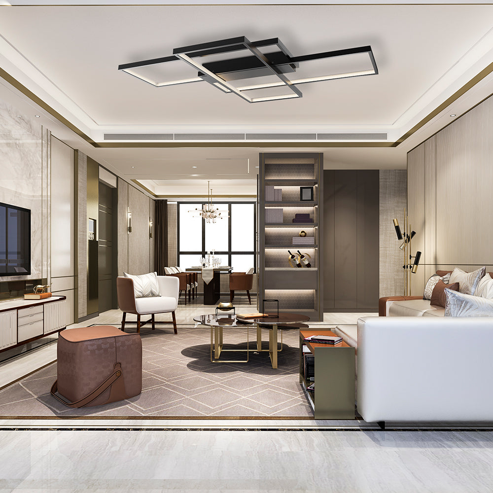 BRY-NELA-SS3-RND-CRNA-80W-SA DALJINSKIM-IP20-LED PLAFONJERA