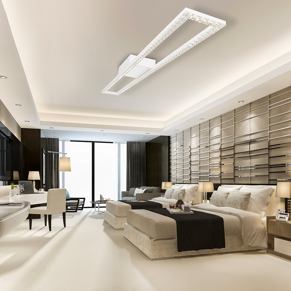 BRY-CRYSTAL-C-40W-3U1-DALJINSI-BELA-LED PLAFONJERA