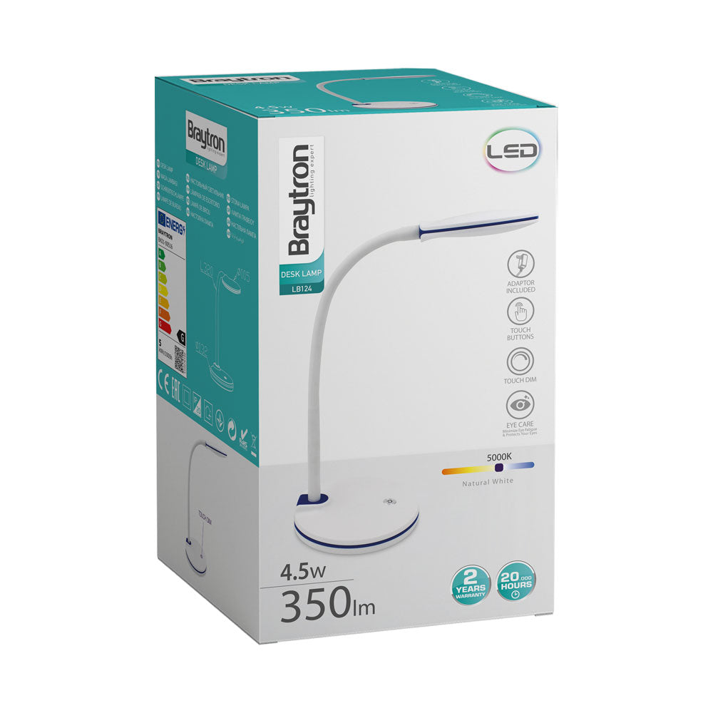 BRY-LB124-4.5W-PLAVA-5000K-STONA LAMPA