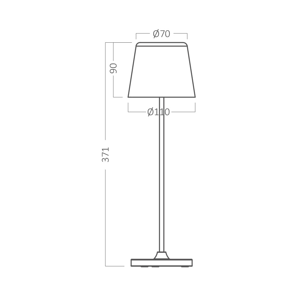 BRY-TOWER-1-CRNA-3000K-PUNJIVA-STONA LAMPA