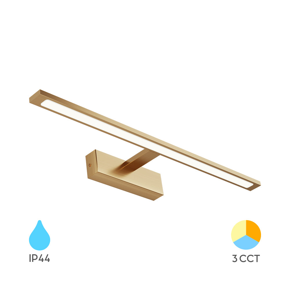BRY-ARIA-600-12W-3U1-ZLATNA-IP44 SVETILJKA ZA OGLEDALO
