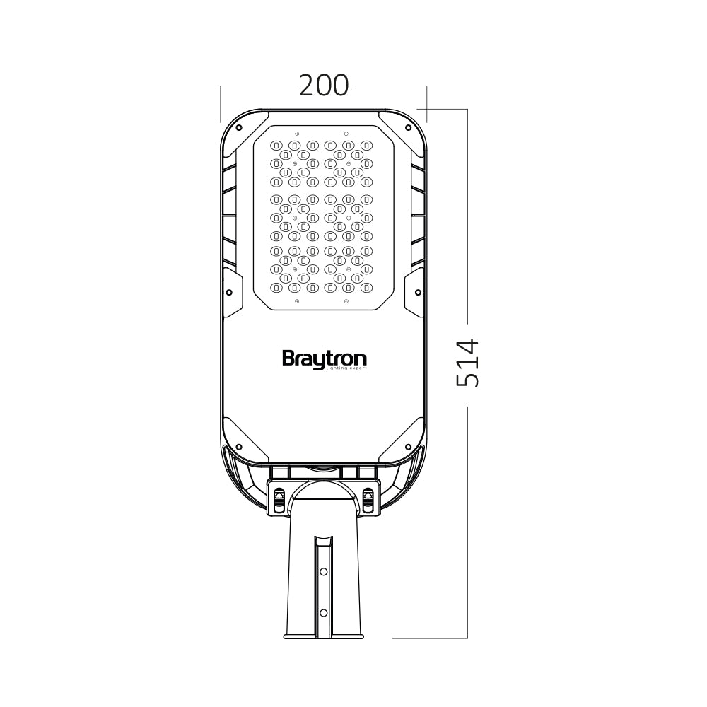 BRY-ST95-56,5W-SIVA-4000K-IP66-ULICNA SVETILJKA