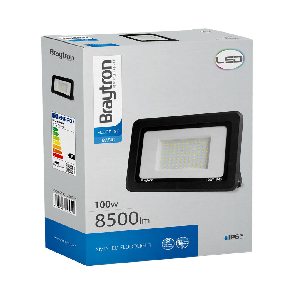 BRY-FLOOD-SF-100W-BLC-4000K-IP65-LED REFLEKTOR