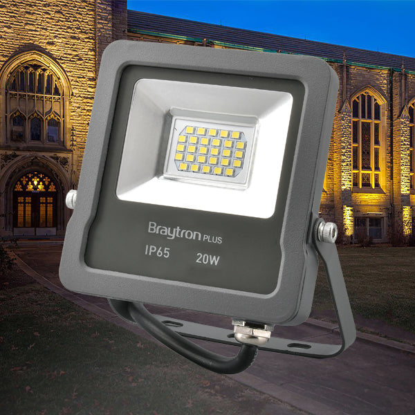 BRY-FLOOD-SL-20W-GRY-6500K-IP65-LED REFLEKTOR
