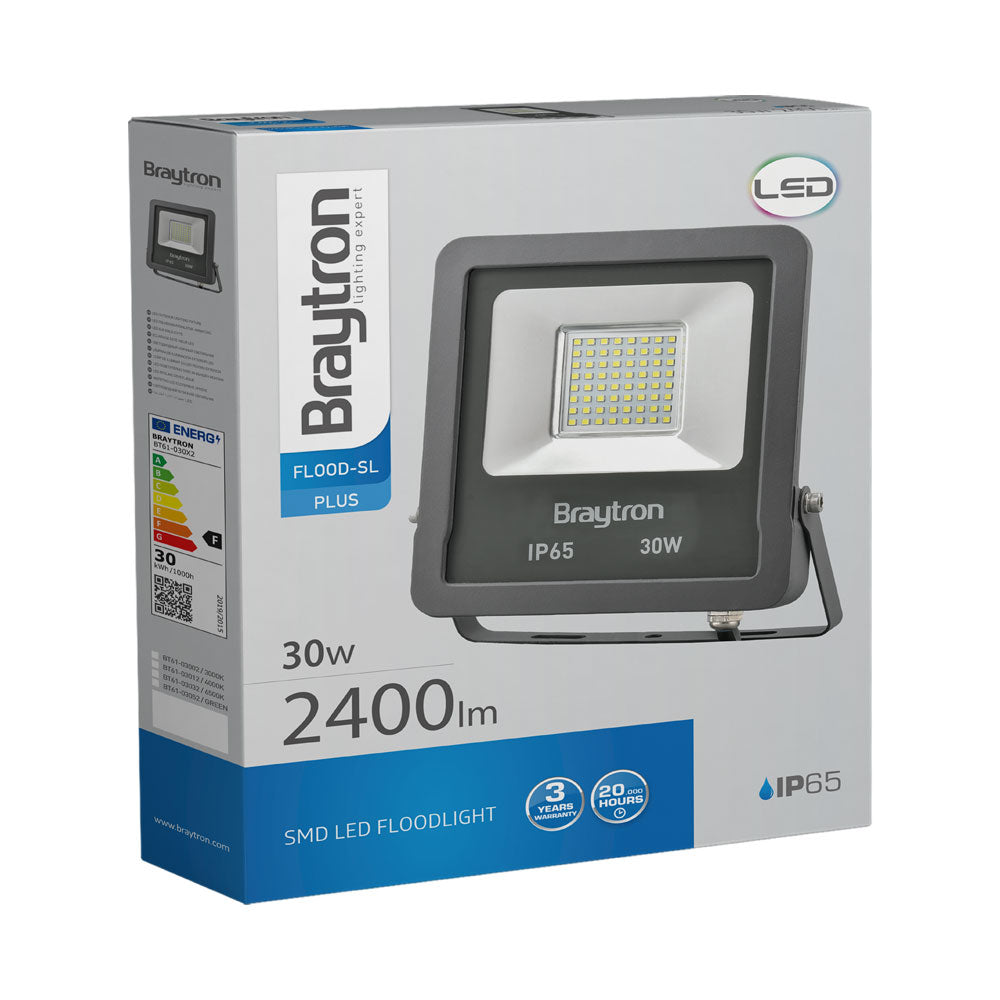 BRY-FLOOD-SL-30W-GRY-6500K-IP65-LED REFLEKTOR