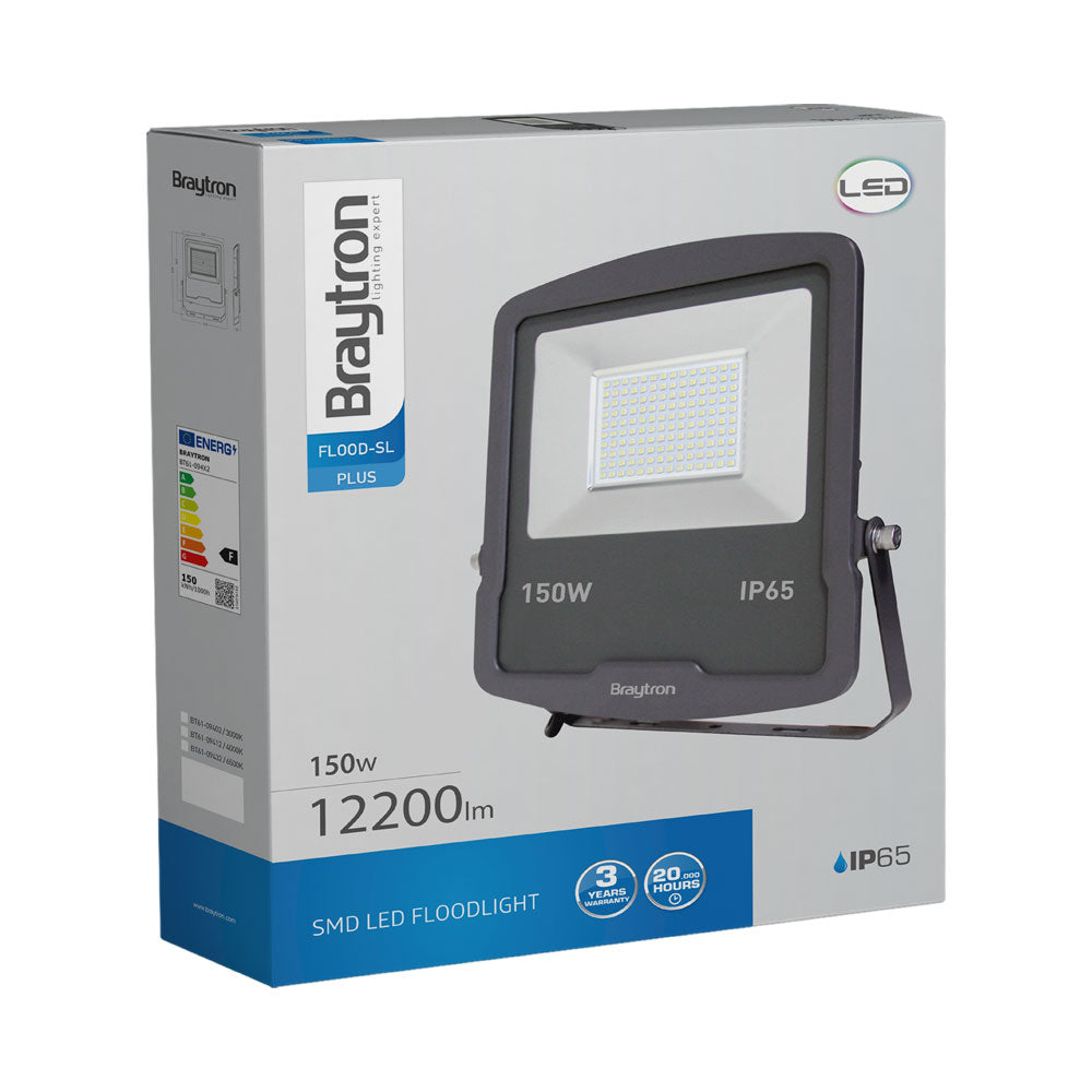 BRY-FLOOD-SL-150W-GRY-3000K-IP65-LED REFLEKTOR