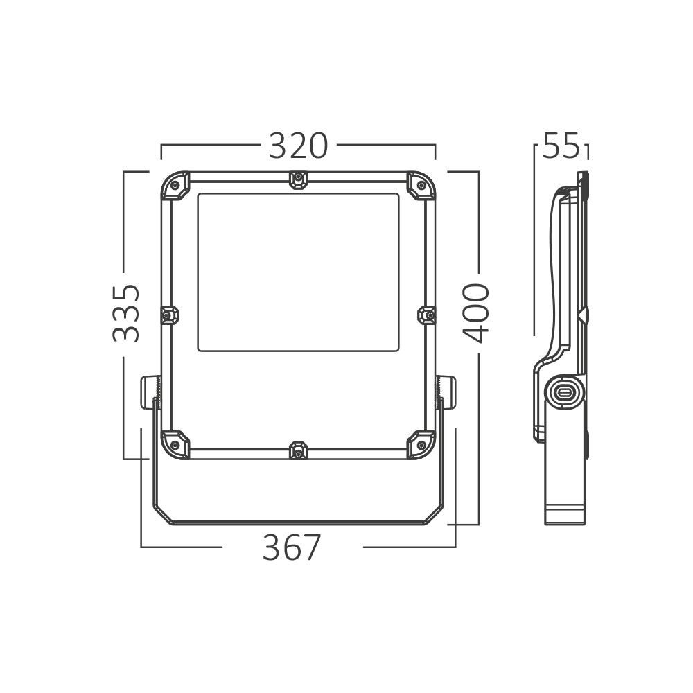 BRY-FLOOD-PL-200W-SIVI-6500K-IP66-LED REFLEKTOR