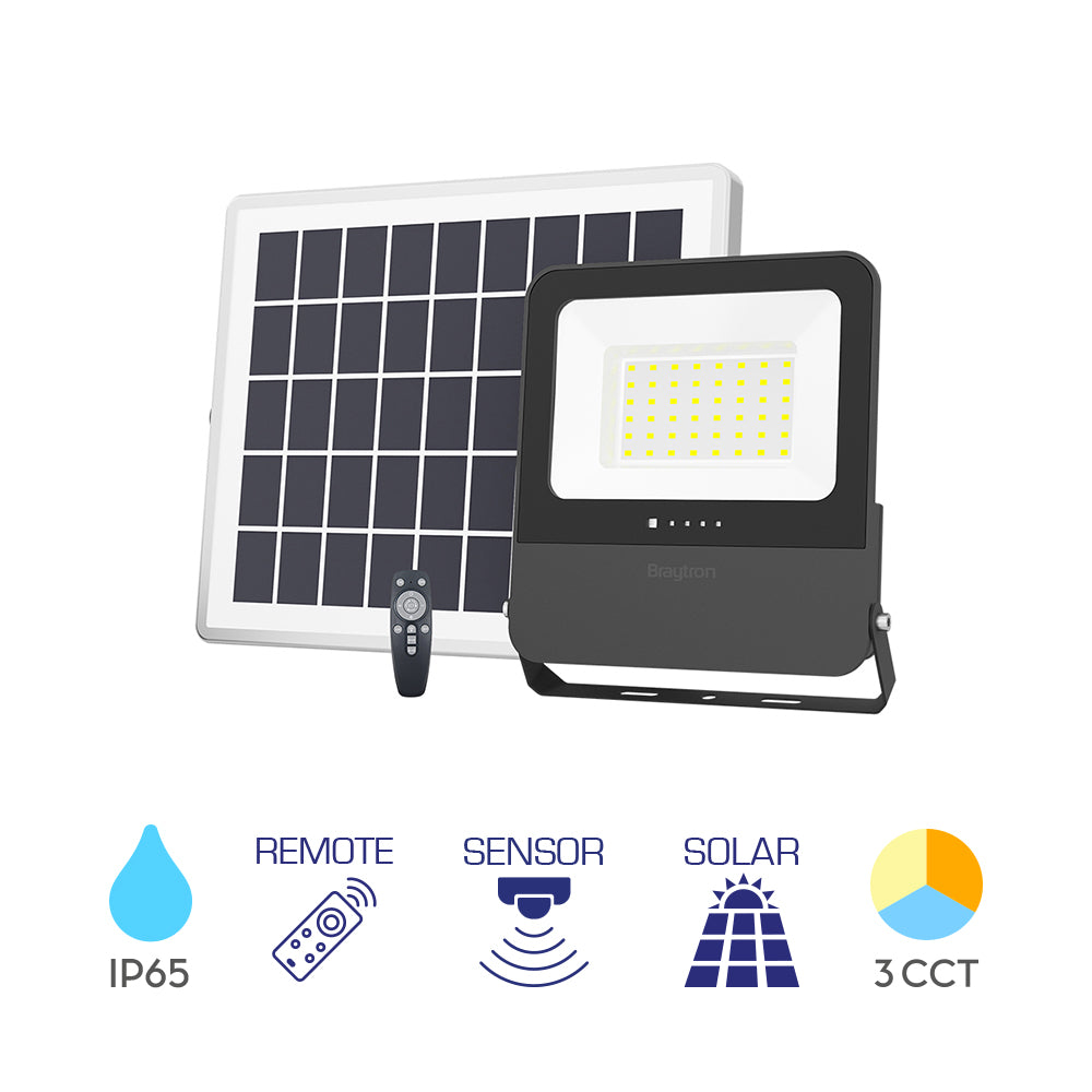 BRY-SOLAR PL-150W-3U1-DALJINSKI-IP65-SOLARNI LED REFLEKTOR